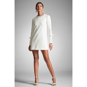 Sachin & Babi Parker Dress Ivory Embellished Mini Size 6 NWT